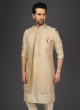 Festive Wear Thread Work Nehru Jacket Set For Men